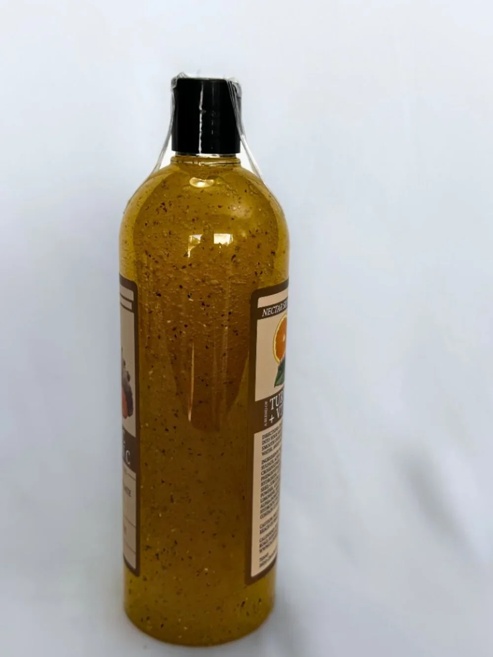 Nectar Skin Turmeric + Vitamin C Exfoliating Orange Blossom Shower Gel 32 Fl Oz